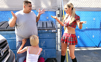 bigtitsatschool med image ad
